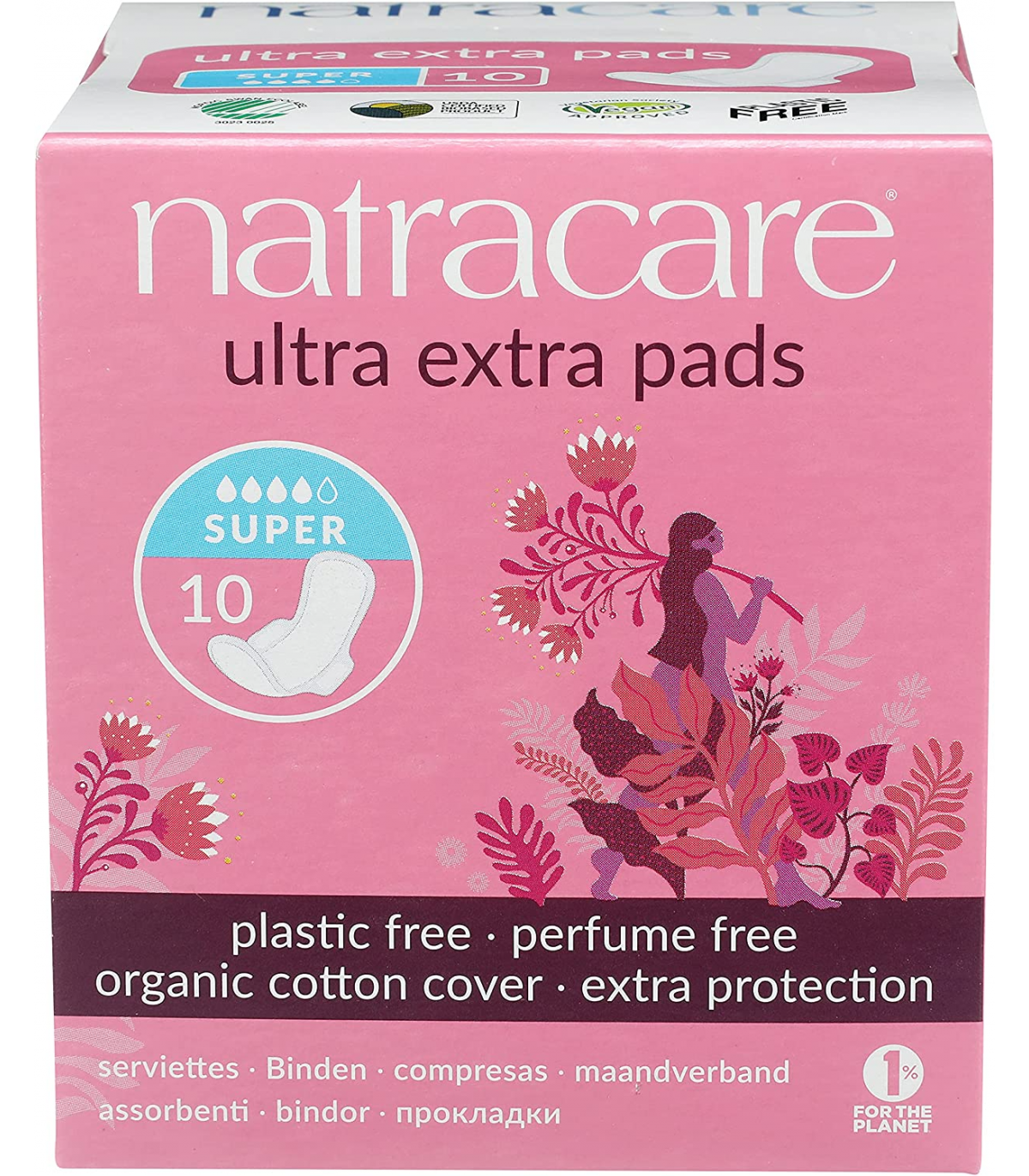 Natracare 네트라케어 울트라 엑스트라 패드 - 슈퍼 10ct | 매일 업데이트되는 특가 상품 | VITASHOP