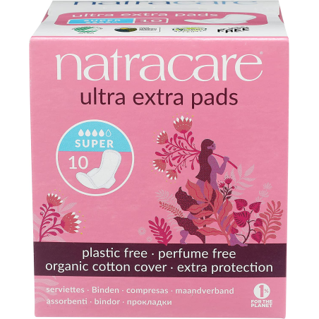 Natracare 네트라케어 울트라 엑스트라 패드 - 슈퍼 10ct | 매일 업데이트되는 특가 상품 | VITASHOP