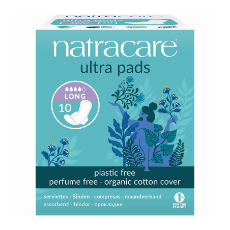 Natracare 네트라케어 울트라 패드 W/Wings Long 10ct | 매일 업데이트되는 특가 상품 | VITASHOP