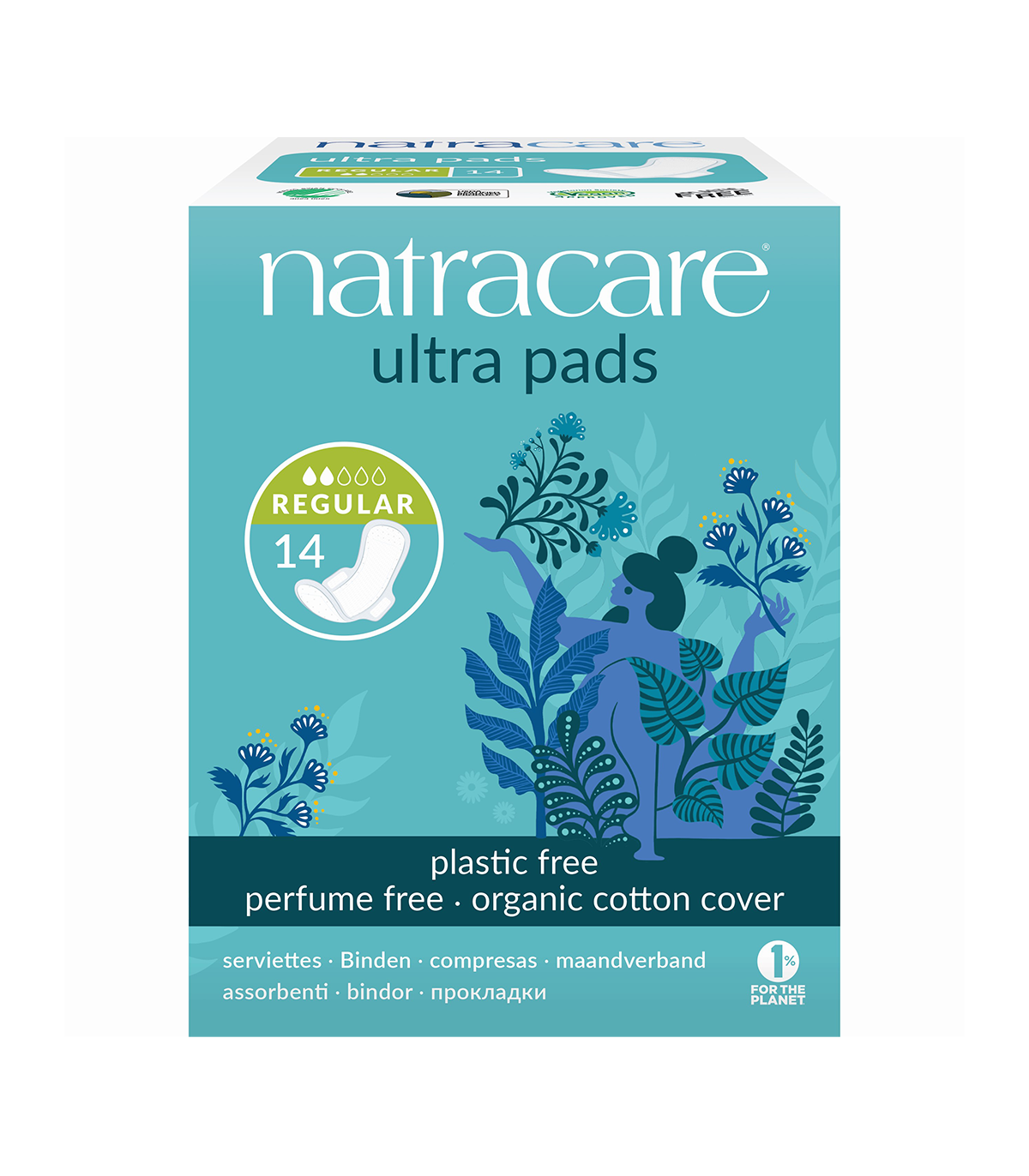 Natracare 네트라케어 날개가 있는 울트라 패드 레귤러 14ct | 매일 업데이트되는 특가 상품 | VITASHOP