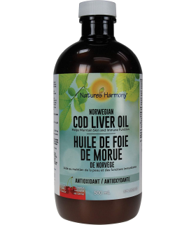 Nature's Harmony Cod Liver Oil Cherry Norwegian 500 ml | Unbeatable Prices, Daily Deals | VITASHOP