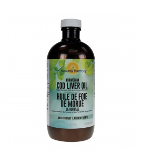 Nature's Harmony Cod Liver Oil Plain Norwegian 500 ml | Unbeatable Prices, Daily Deals | VITASHOP