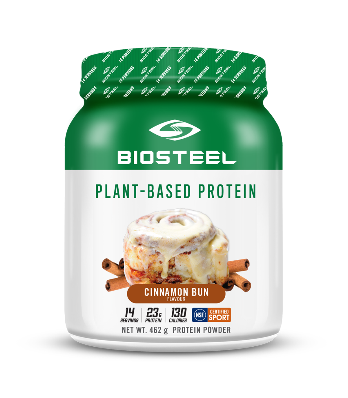 Plant-Based Protein Cinnamon Bun 462 g | Safest & Easiest Shopping Vitamins Online | VITASHOP