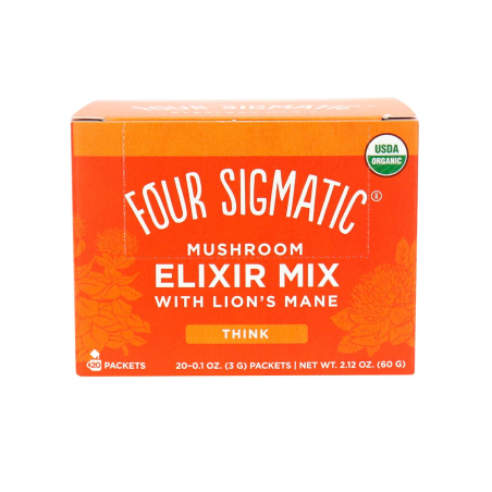 Four Sigmatic Mushroom Elixir Mix with Lion's Mane Think - 20 Packets | Unbeatable Prices, Daily Deals | VITASHOP