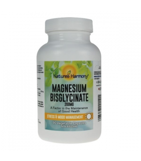 Magnesium Bisglycinate 200 mg 90 Capsules | Safest & Easiest Shopping Vitamins Online | VITASHOP