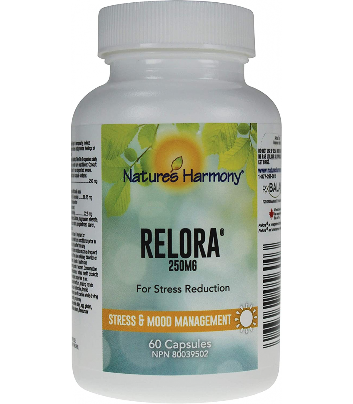 Nature's Harmony 네이처스하모니 리로라 250mg 60캡슐 | 매일 업데이트되는 특가 상품 | VITASHOP