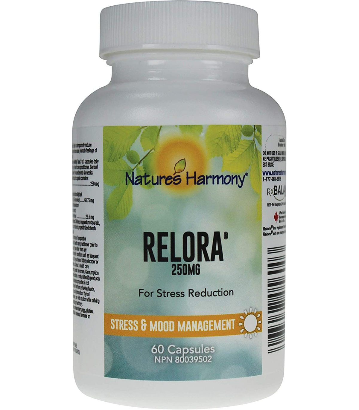 Nature's Harmony 네이처스하모니 리로라 250mg 60캡슐 | 매일 업데이트되는 특가 상품 | VITASHOP