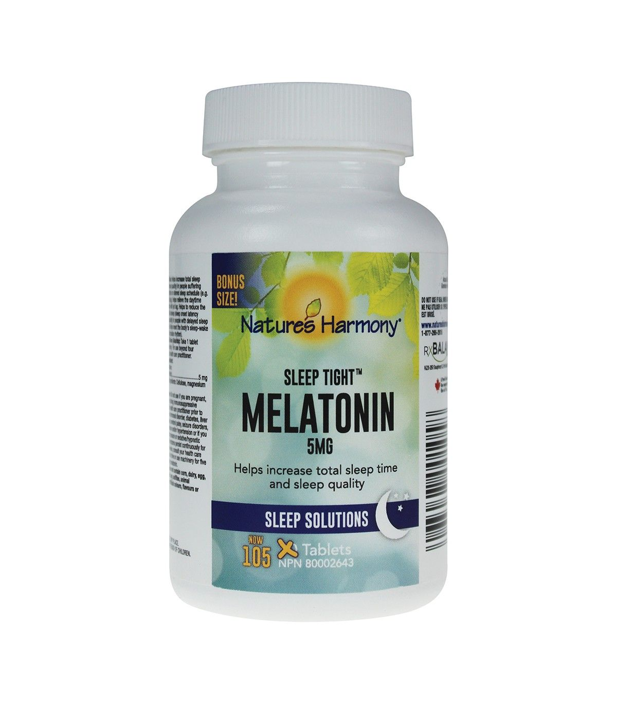 Sleep Tight Extra Strength 5 mg 105 Tablets | Safest & Easiest Shopping Vitamins Online | VITASHOP