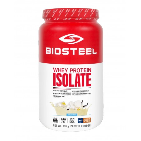 BioSteel Sports Nutrition Whey Protein Isolate Vanilla 816 g | Unbeatable Prices, Daily Deals | VITASHOP
