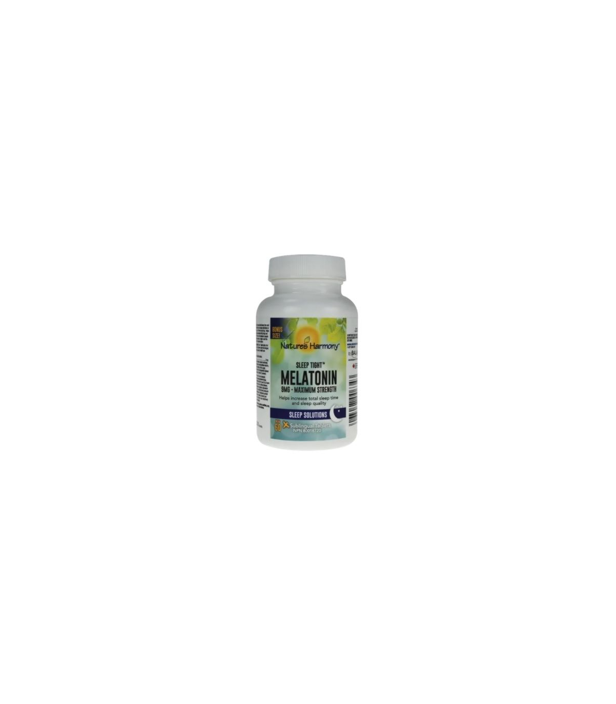 Nature's Harmony Sleep Tight Melatonin Max 9 mg 60 Tablets | Unbeatable Prices, Daily Deals | VITASHOP