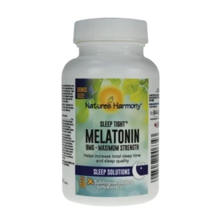 Nature's Harmony Sleep Tight Melatonin Max 9 mg 60 Tablets | Unbeatable Prices, Daily Deals | VITASHOP
