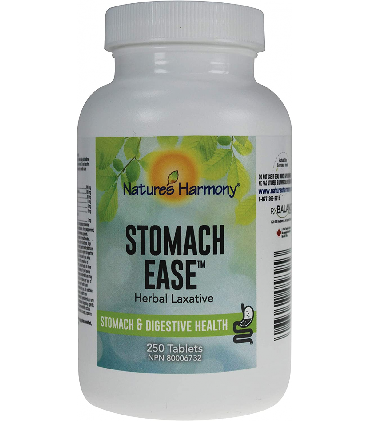 Stomach Ease Herbal Laxative 250 Tablets | Safest & Easiest Shopping Vitamins Online | VITASHOP