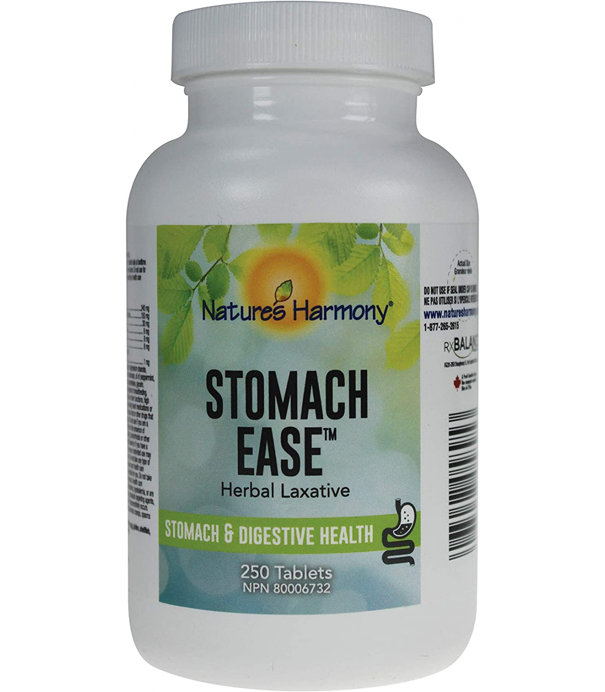 Stomach Ease Herbal Laxative 250 Tablets | Safest & Easiest Shopping Vitamins Online | VITASHOP