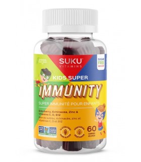 SUKU VITAMINS Kid's Super Immunity 60 Gummies | 每天不同折扣, 全网最低价格 | 种类齐全的保健品店铺 VITASHOP, 只有你想不到, 没有你买不到 !