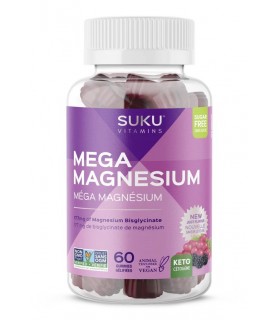 SUKU VITAMINS 수쿠 비타민즈 메가 마그네슘 60구미 | 매일 업데이트되는 특가 상품 | VITASHOP