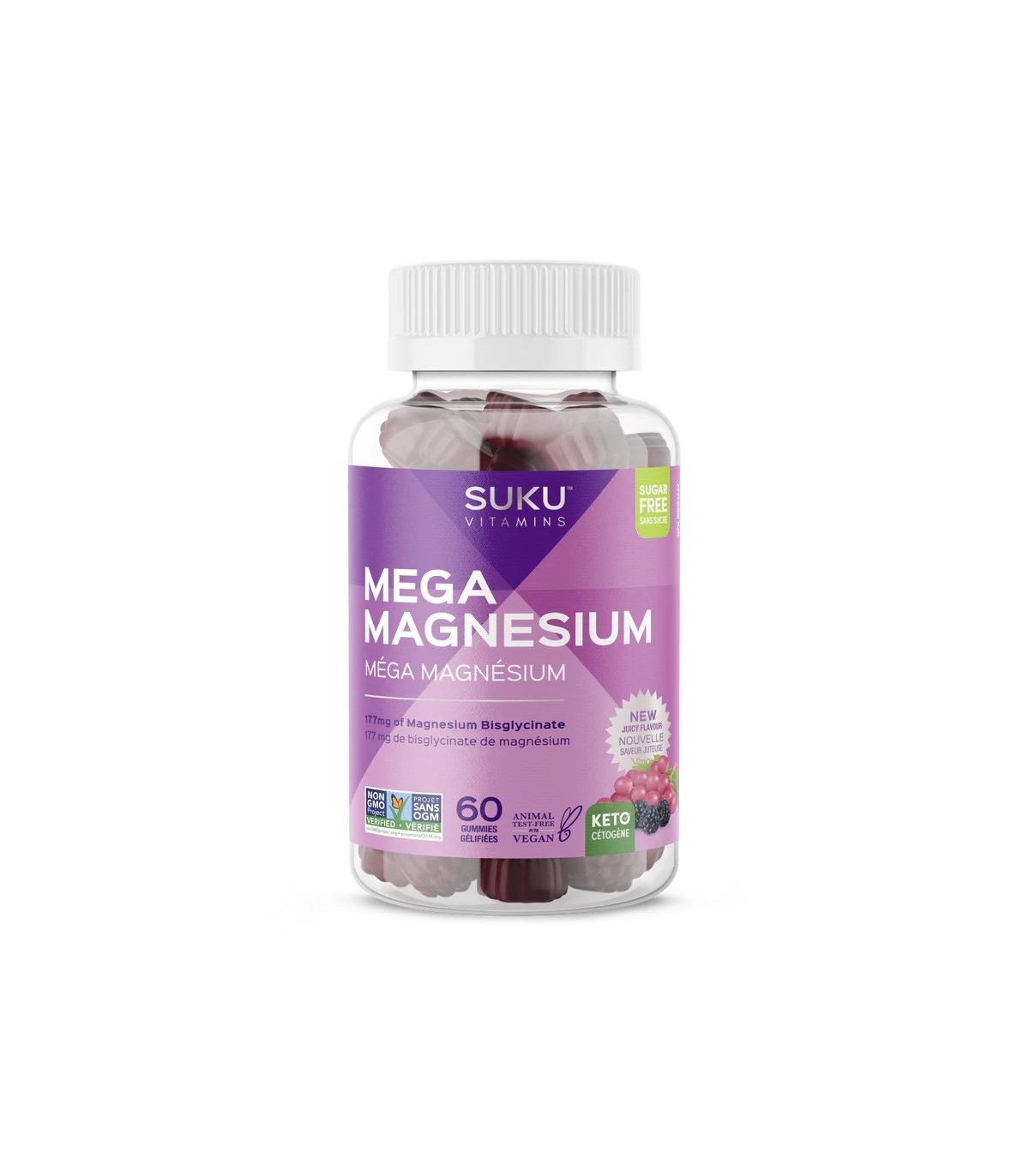 SUKU VITAMINS Mega Magnesium 60 Gummies | Unbeatable Prices, Daily Deals | VITASHOP