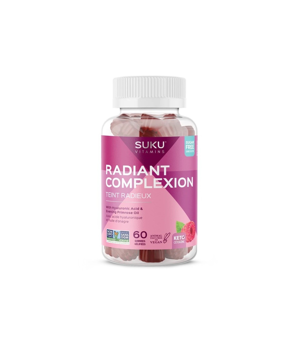 SUKU VITAMINS 수쿠 비타민즈 래디언트 컴플렉션 구미 60개 | 매일 업데이트되는 특가 상품 | VITASHOP