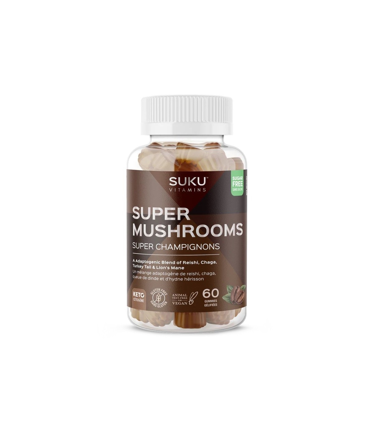 Super Mushrooms 60 Gummies | Safest & Easiest Shopping Vitamins Online | VITASHOP