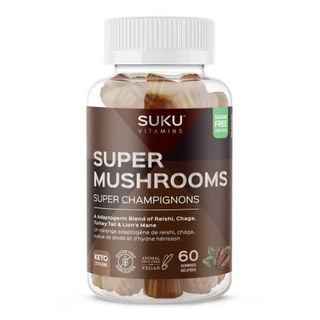 Super Mushrooms 60 Gummies | Safest & Easiest Shopping Vitamins Online | VITASHOP