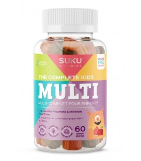 SUKU VITAMINS 수쿠 비타민즈 더 컴플리트 키즈 멀티 구미젤리 60개 | 매일 업데이트되는 특가 상품 | VITASHOP