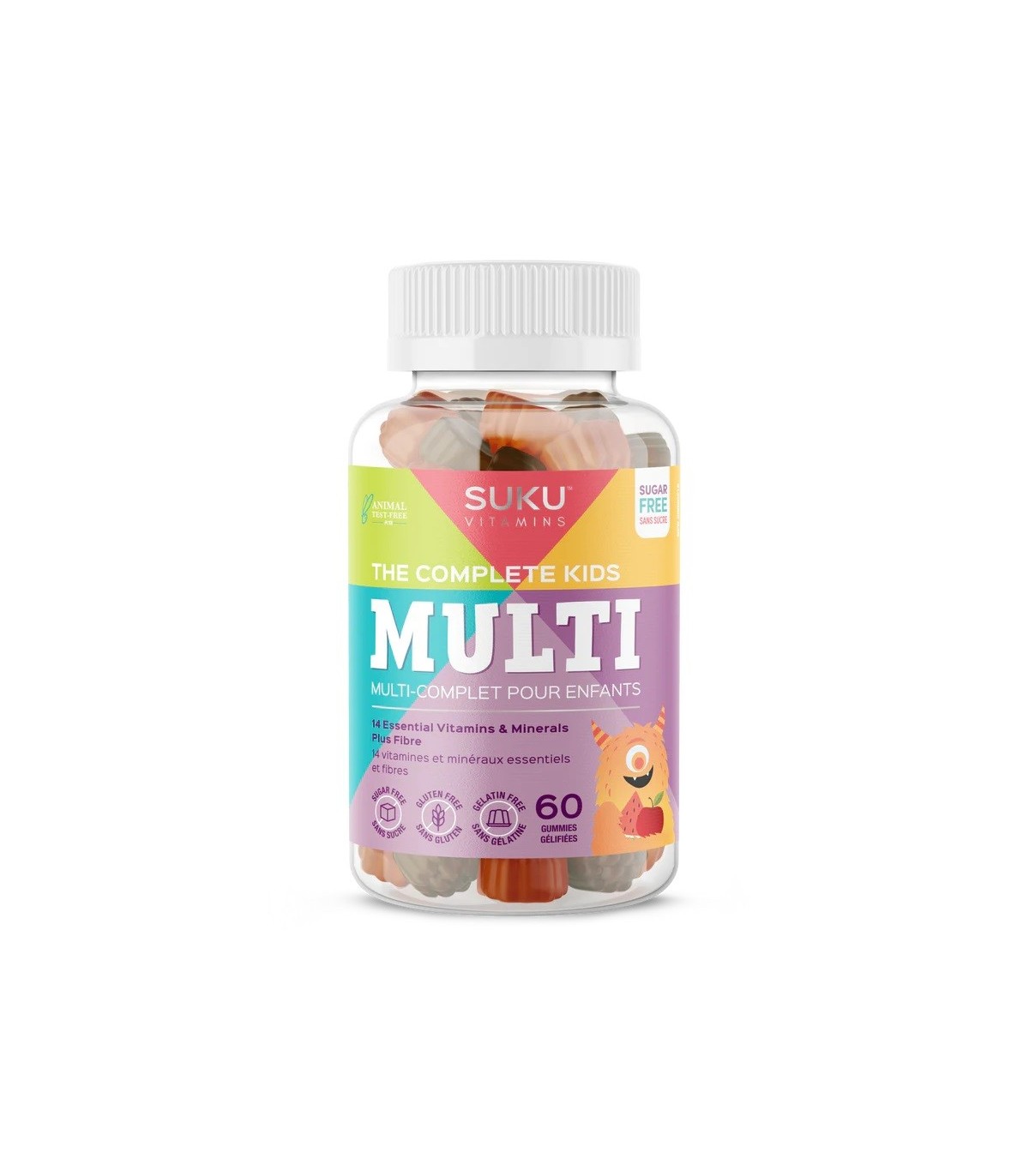 SUKU VITAMINS The Complete Kid's Multi 60 Gummies | 每天不同折扣, 全网最低价格 | 种类齐全的保健品店铺 VITASHOP, 只有你想不到, 没有你买不到 !
