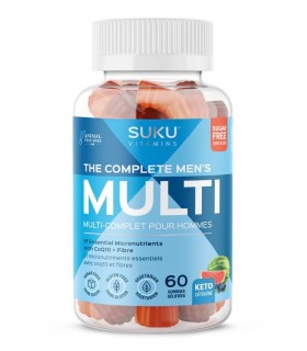 SUKU VITAMINS 수쿠 비타민즈 더 컴플리트 남성용 멀티 60구미 | 매일 업데이트되는 특가 상품 | VITASHOP