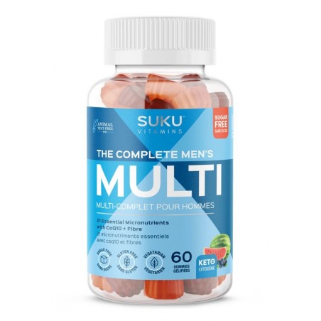SUKU VITAMINS The Complete Men's Multi 60 Gummies | Unbeatable Prices, Daily Deals | VITASHOP