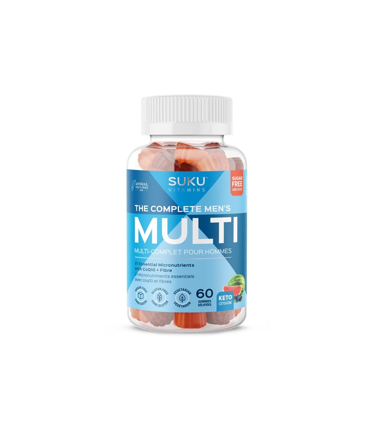 SUKU VITAMINS The Complete Men's Multi 60 Gummies | Unbeatable Prices, Daily Deals | VITASHOP