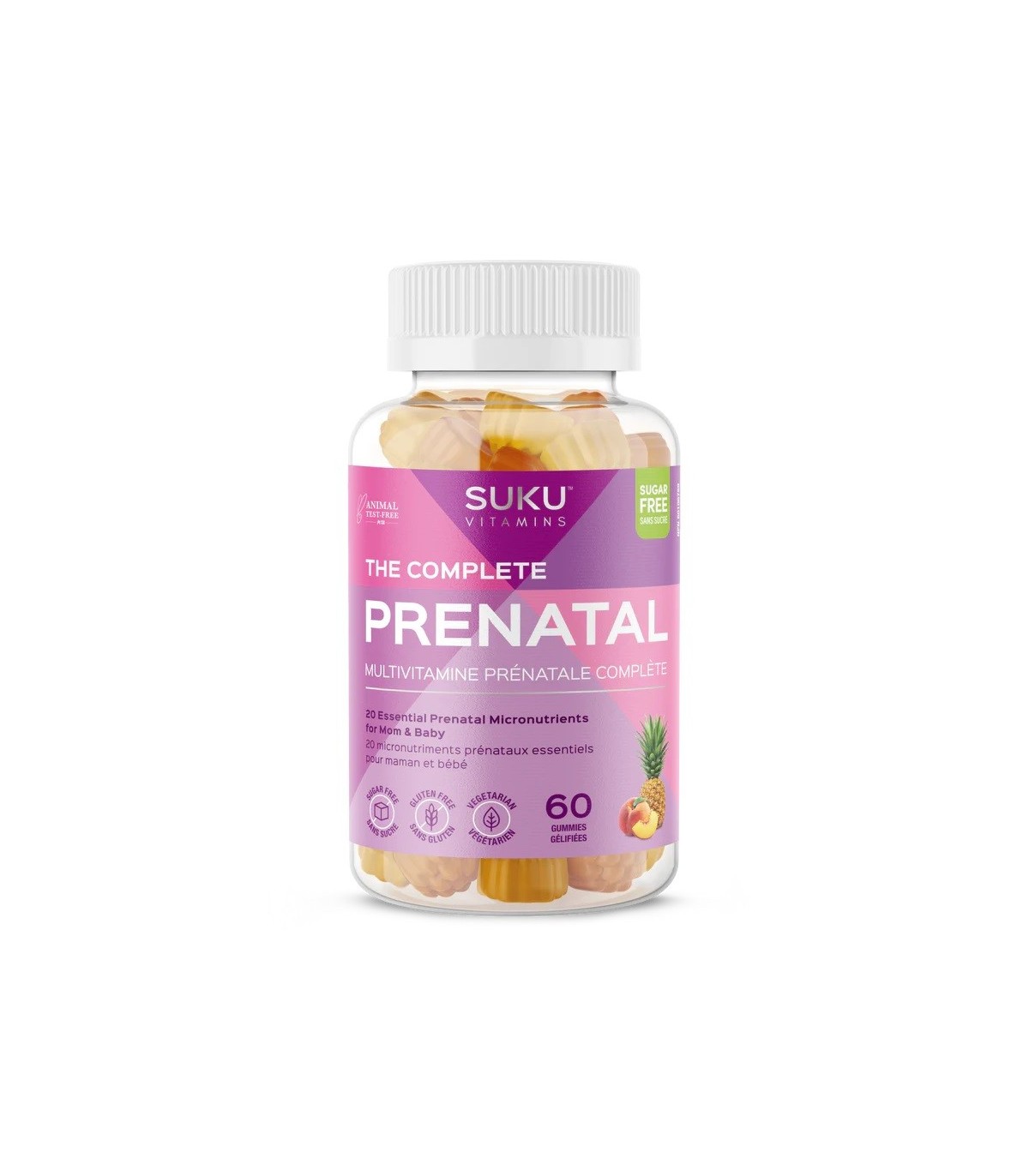 SUKU VITAMINS The Complete Prenatal 60 Gummies | 每天不同折扣, 全网最低价格 | 种类齐全的保健品店铺 VITASHOP, 只有你想不到, 没有你买不到 !