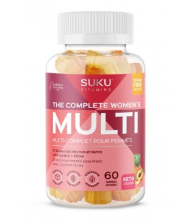 SUKU VITAMINS 수쿠 비타민즈 더 컴플리트 여성용 멀티 60구미 | 매일 업데이트되는 특가 상품 | VITASHOP