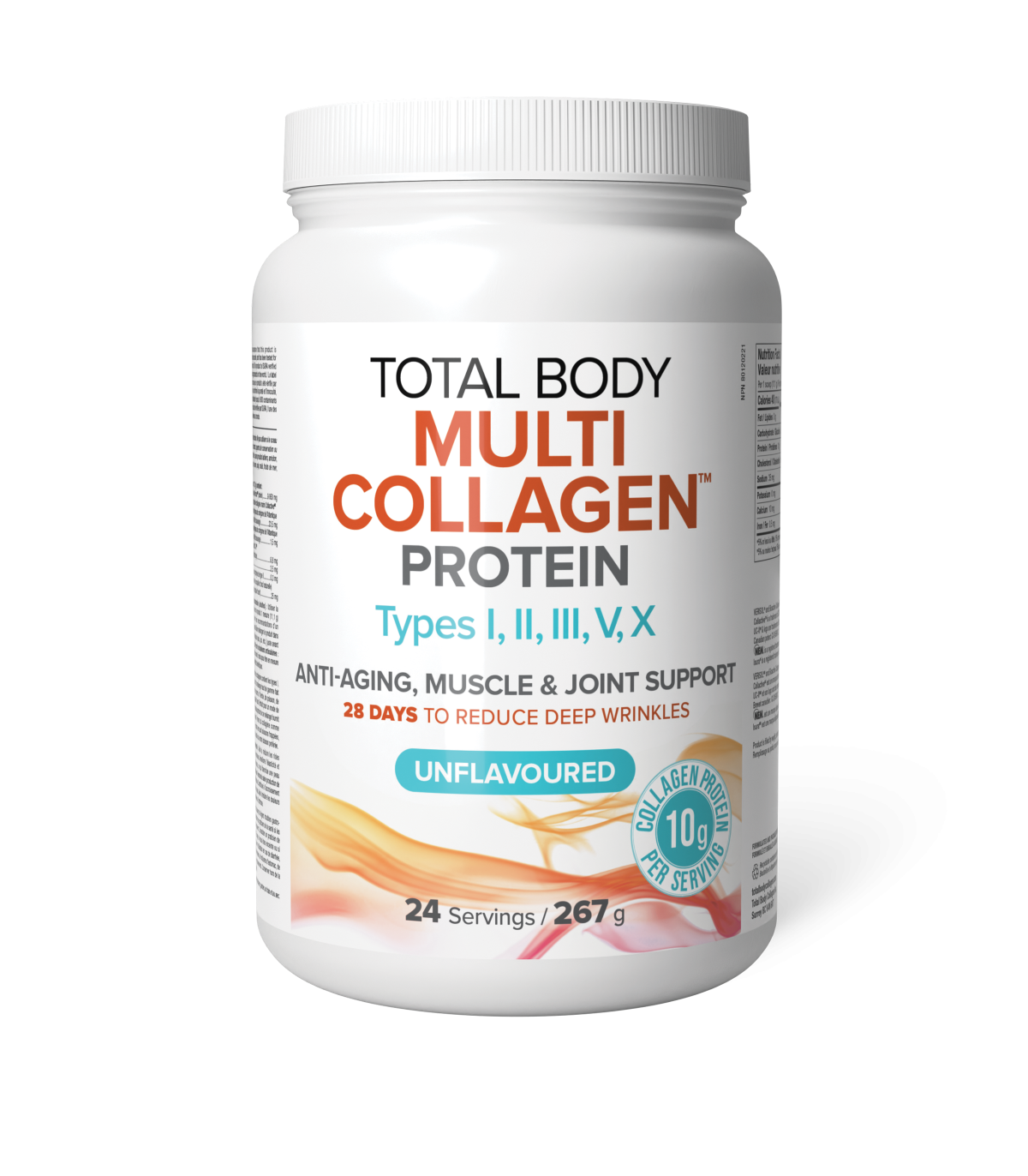 Natural Factors 내추럴 팩터스 토탈 바디 멀티 콜라겐 프로틴 무맛 267g | 매일 업데이트되는 특가 상품 | VITASHOP