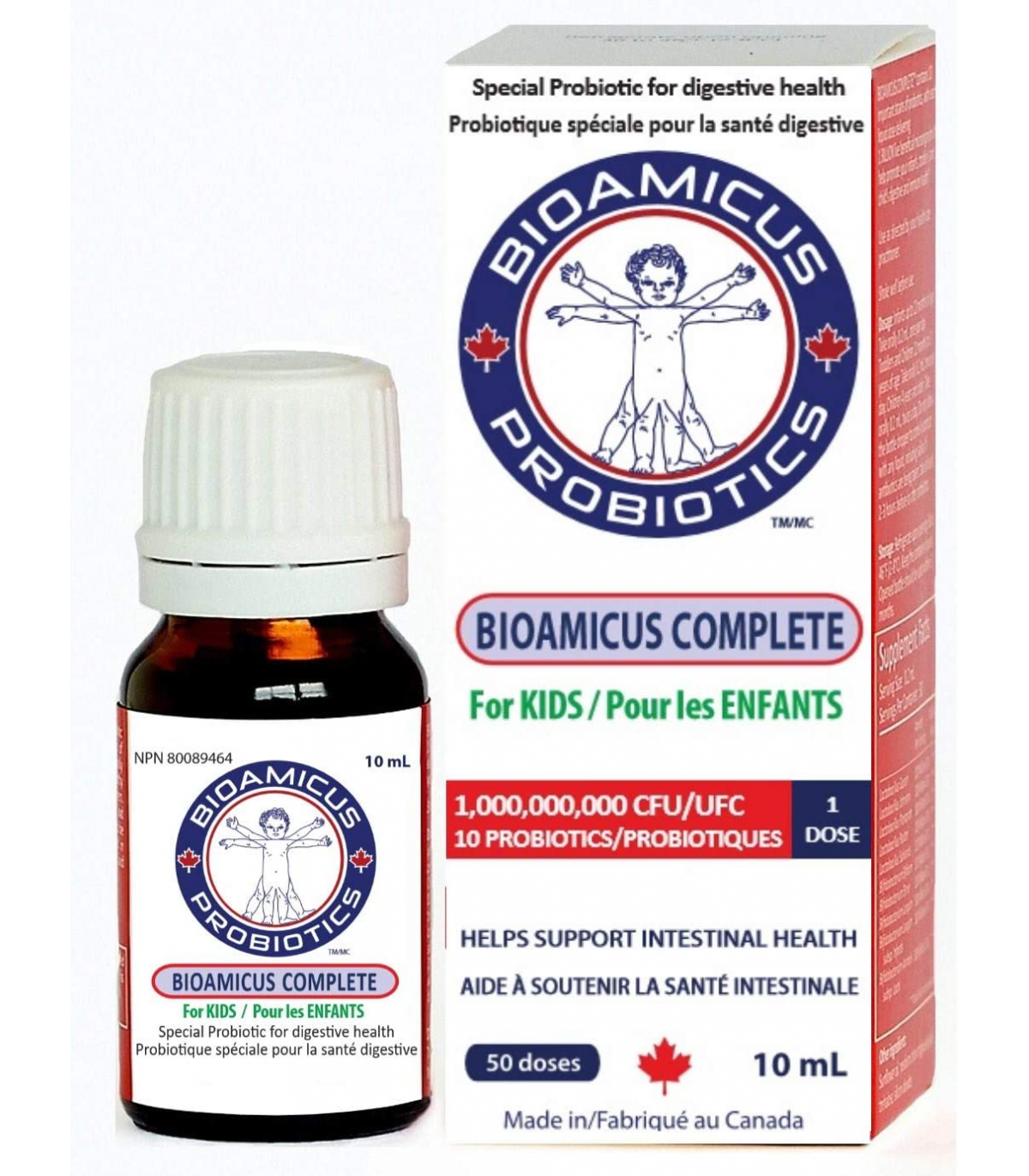 Bioamicus Complete Probiotic Drops 10 ml | Safest & Easiest Shopping Vitamins Online | VITASHOP