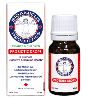 Bioamicus Probiotic Drops For Kids 10 ml | Safest & Easiest Shopping Vitamins Online | VITASHOP