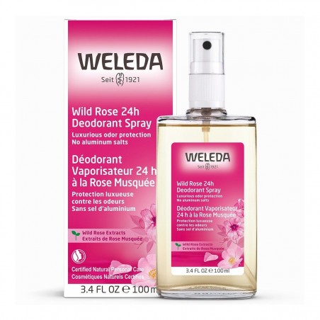 Wild Rose 24H Deodorant Spray 100 ml | Safest & Easiest Shopping Vitamins Online | VITASHOP