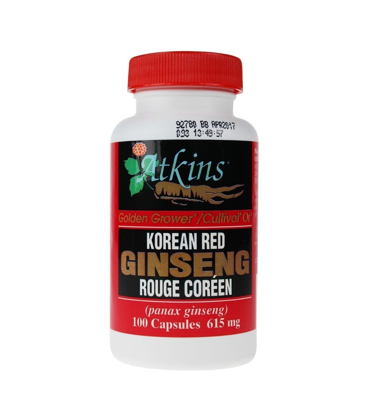Atkins Ginseng 100% Korean Red Ginseng 100 Capsules | Unbeatable Prices, Daily Deals | VITASHOP