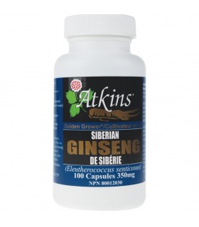 Atkins Ginseng 100% Siberian Ginseng 100 Capsules | Unbeatable Prices, Daily Deals | VITASHOP