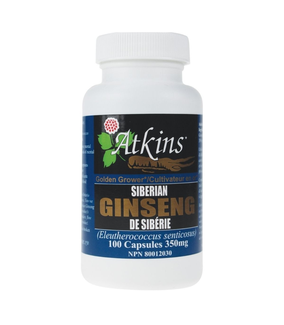 100% Siberian Ginseng 100 Capsules | Safest & Easiest Shopping Vitamins Online | VITASHOP