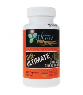 Atkins Ginseng Ontario Ginseng - Gin-Ultimate 100 Capsules | Unbeatable Prices, Daily Deals | VITASHOP