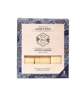 Crate 61 Organic Alpine & Spice Soap w/ Beer 3 Pack | 每天不同折扣, 全网最低价格 | 种类齐全的保健品店铺 VITASHOP, 只有你想不到, 没有你买不到 !