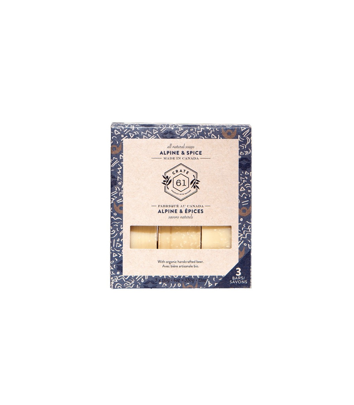 Crate 61 Organic Alpine & Spice Soap w/ Beer 3 Pack | Unbeatable Prices, Daily Deals | VITASHOP