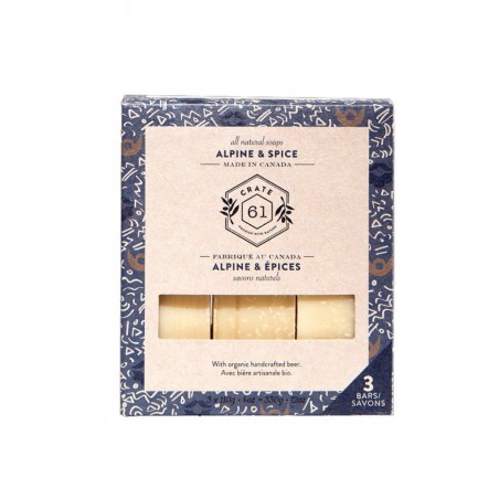 Crate 61 Organic Alpine & Spice Soap w/ Beer 3 Pack | Unbeatable Prices, Daily Deals | VITASHOP