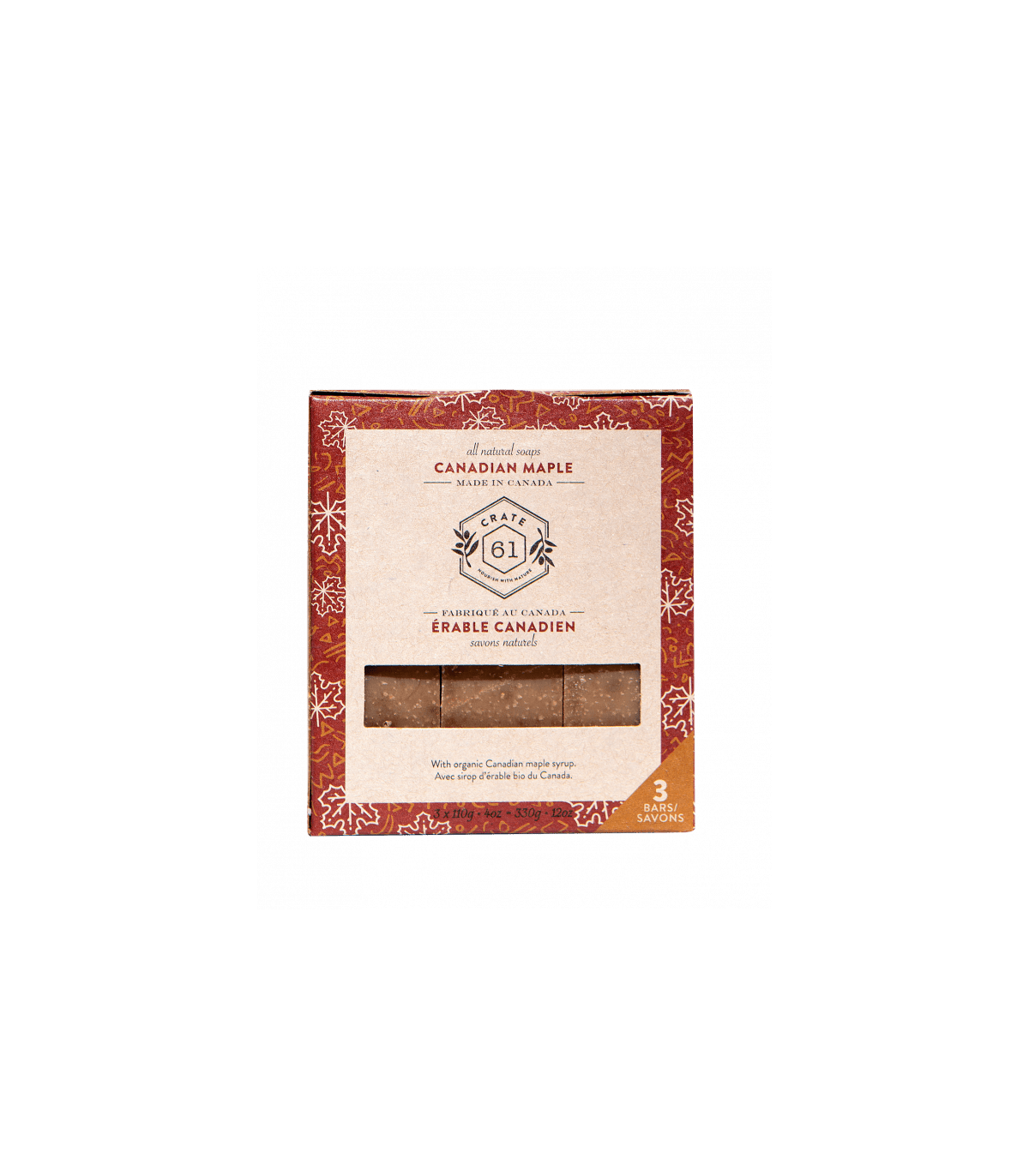 Crate 61 Organic Canadian Maple Soap 3 Pack | Unbeatable Prices, Daily Deals | VITASHOP