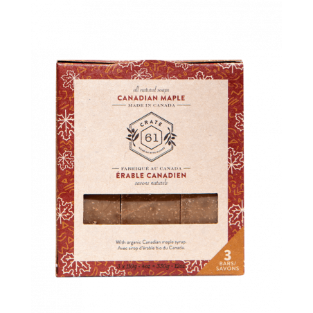 Crate 61 Organic Canadian Maple Soap 3 Pack | Unbeatable Prices, Daily Deals | VITASHOP