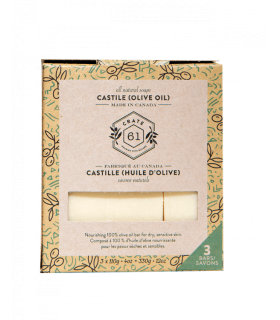 Castile Soap (100% Olive Oil) 3 Pack | Safest & Easiest Shopping Vitamins Online | VITASHOP