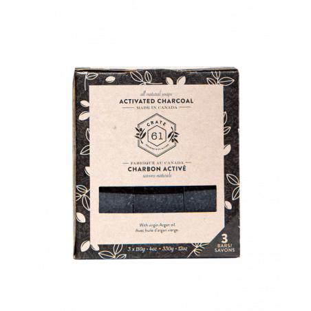 Activated Charcoal Soap 3 Pack | Safest & Easiest Shopping Vitamins Online | VITASHOP