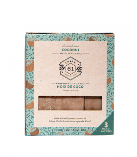 Coconut Soap 3 Pack | Safest & Easiest Shopping Vitamins Online | VITASHOP
