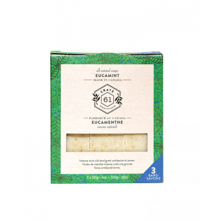 Crate 61 Organic Eucamint Soap 3 Pack | Unbeatable Prices, Daily Deals | VITASHOP