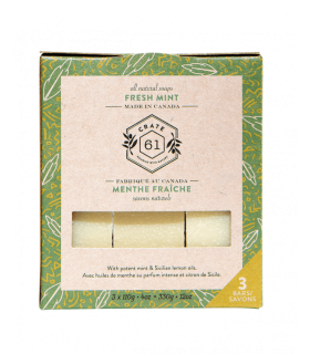 Fresh Mint Soap 3 Pack | Safest & Easiest Shopping Vitamins Online | VITASHOP