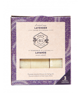 Crate 61 Organic Lavender Soap 3 Pack | Unbeatable Prices, Daily Deals | VITASHOP