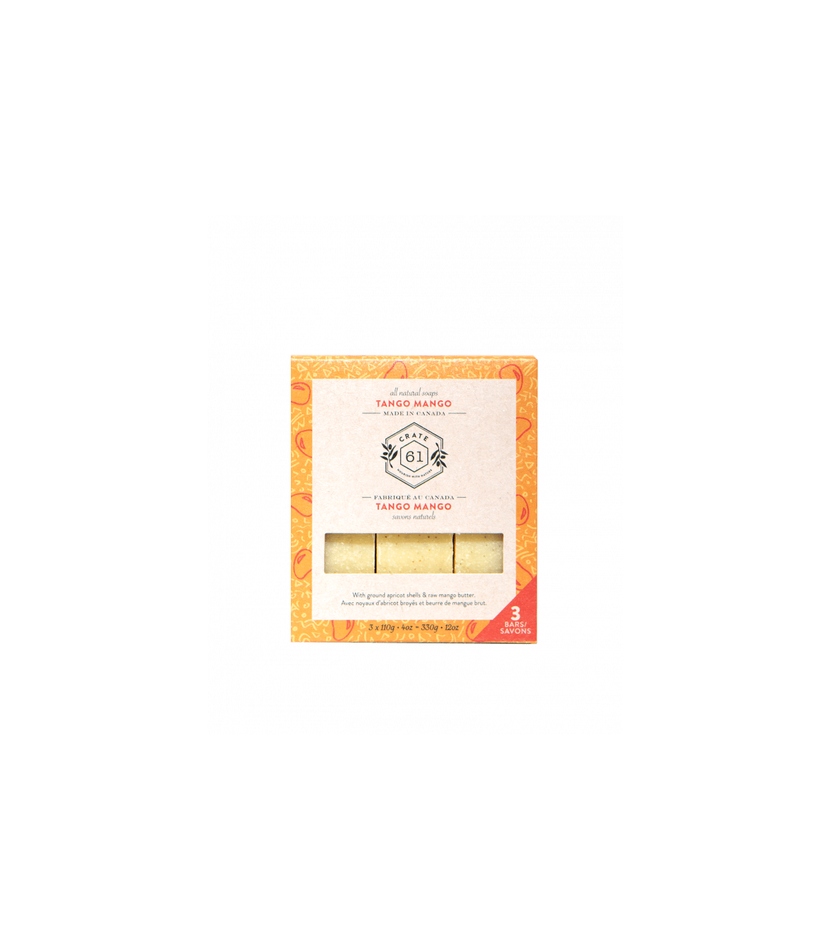 Crate 61 Organic Tango Mango Soap 3 Pack | Unbeatable Prices, Daily Deals | VITASHOP